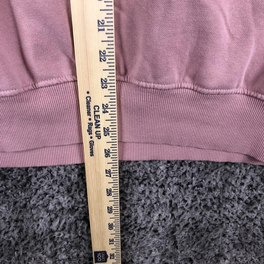 The North Face Sweatshirt Mens Medium Pink Fleece Pullover Crewneck Logo Graphic